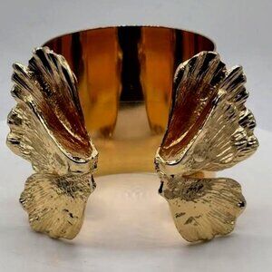 Vintage‎ Chunky Cuff Gold Tone Bracelet